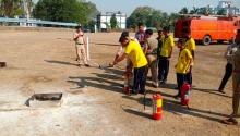 Fire safety demonstration 15.04.23