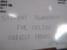 Student awarness for online service fraud20.04.2023